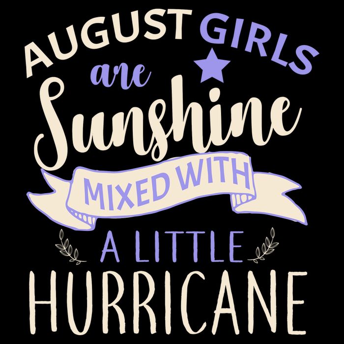 August Girls Are Sunshine Mixed With Hurricane Baby Bodysuit