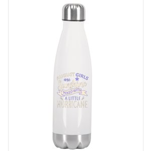 August Girls Are Sunshine Mixed With Hurricane Stainless Steel Insulated Water Bottle