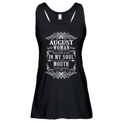 August Woman Funny Birthday Ladies Essential Flowy Tank