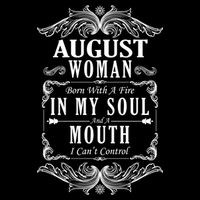 August Woman Funny Birthday Zip Tote Bag