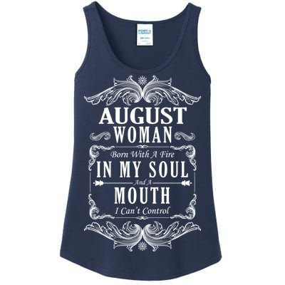 August Woman Funny Birthday Ladies Essential Tank