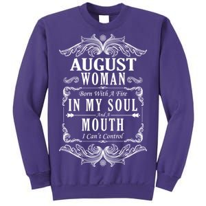 August Woman Funny Birthday Sweatshirt