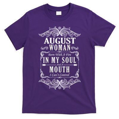 August Woman Funny Birthday T-Shirt