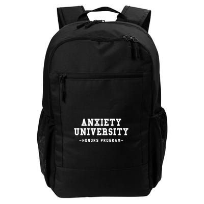 Anxiety University Honors Program Funny Mental Health Gifts Backpack