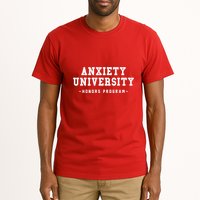 Anxiety University Honors Program Funny Mental Health Gifts Tall T-Shirt