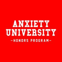 Anxiety University Honors Program Funny Mental Health Gifts Short Acrylic Beanie
