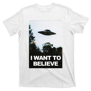 Alien Ufo Hunter I Want To Believe T-Shirt