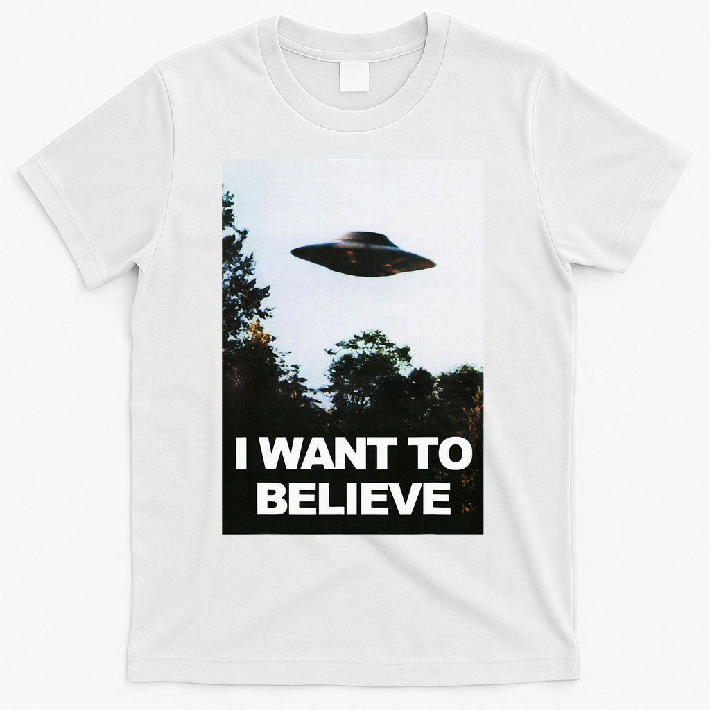 Alien Ufo Hunter I Want To Believe T-Shirt