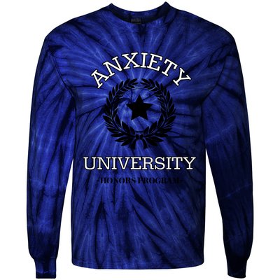 Anxiety University Honors Program Tie-Dye Long Sleeve Shirt