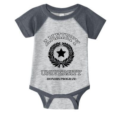 Anxiety University Honors Program Infant Baby Jersey Bodysuit