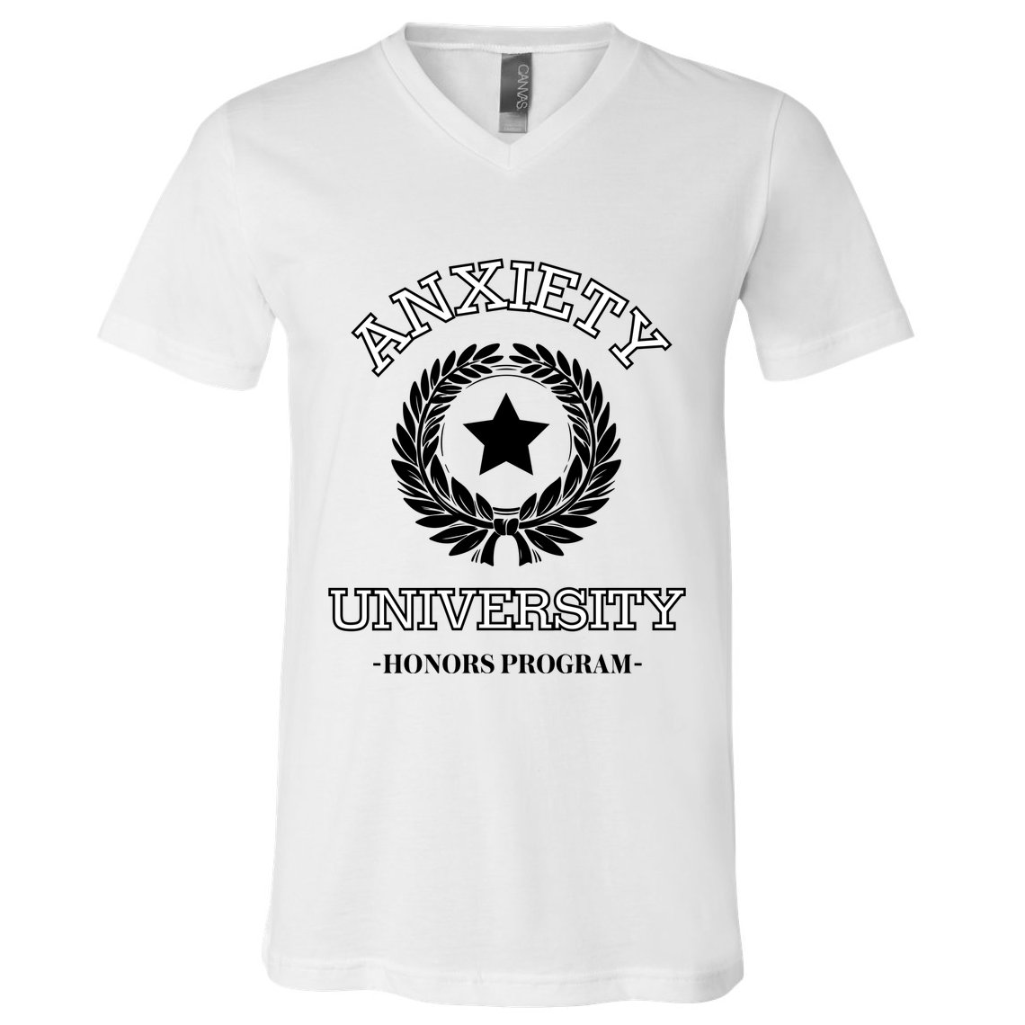 Anxiety University Honors Program V-Neck T-Shirt