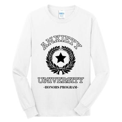 Anxiety University Honors Program Tall Long Sleeve T-Shirt