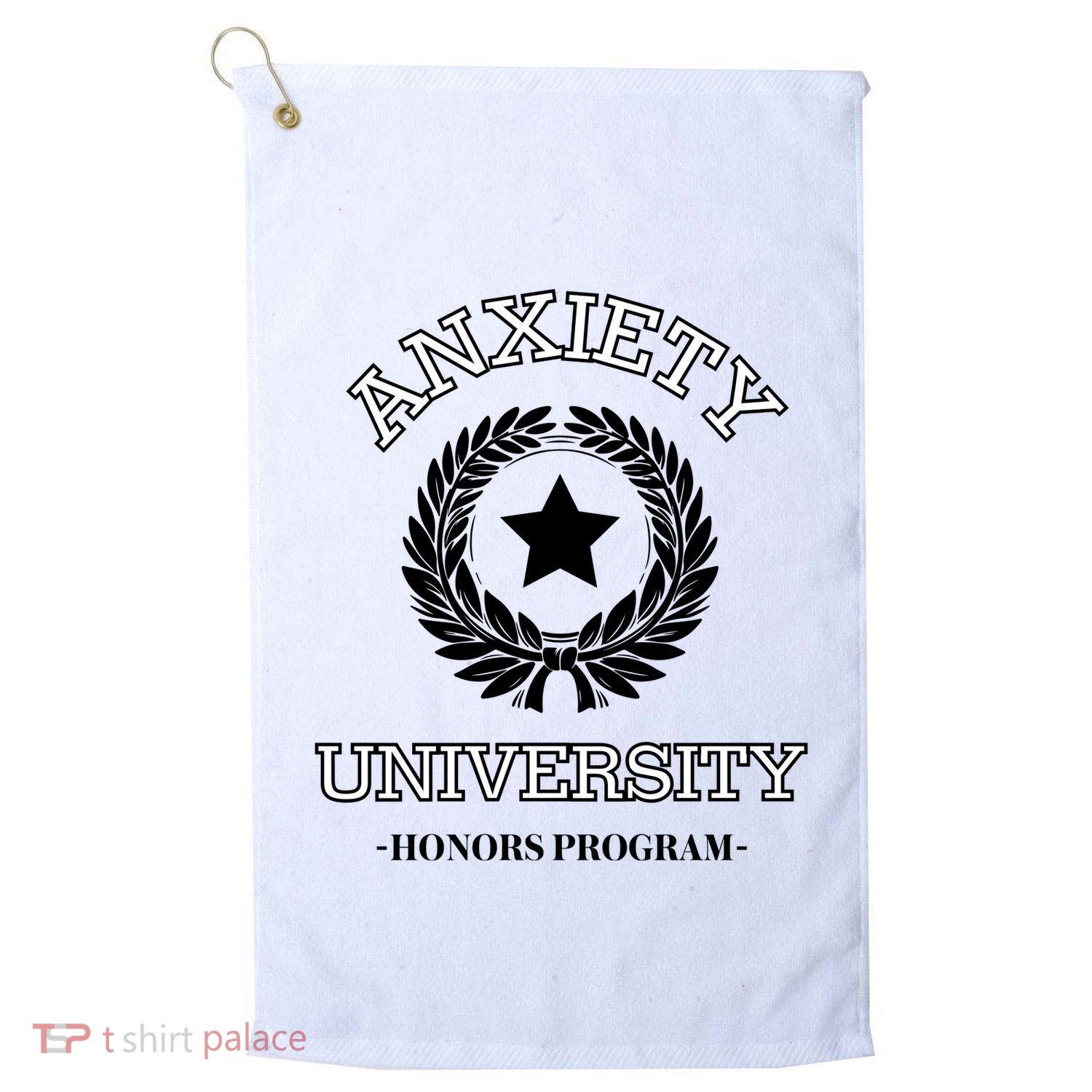 Anxiety University Honors Program Golf Towel