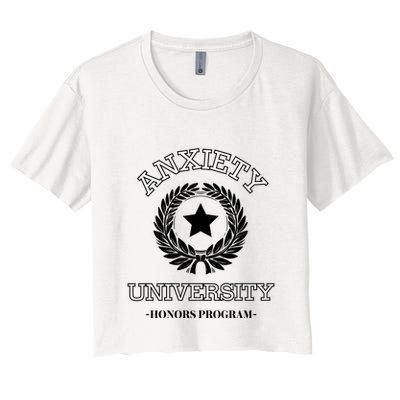 Anxiety University Honors Program Crop Top