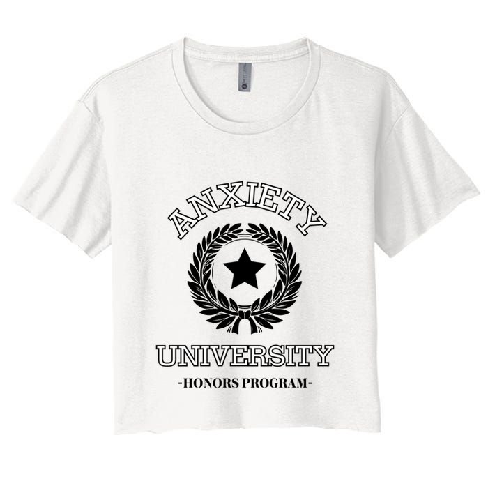 Anxiety University Honors Program Crop Top