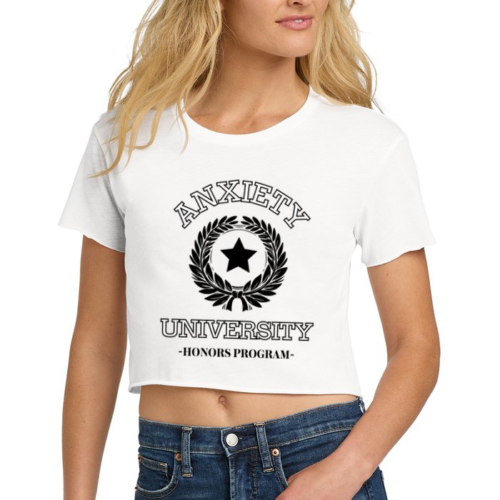 Anxiety University Honors Program Crop Top