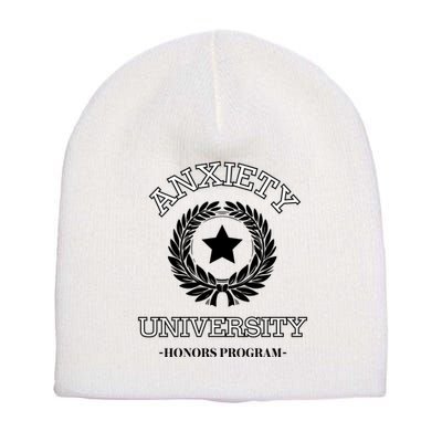 Anxiety University Honors Program Short Acrylic Beanie