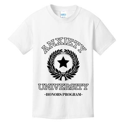 Anxiety University Honors Program Kids T-Shirt