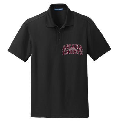 Arcadia University Knights Dry Zone Grid Polo