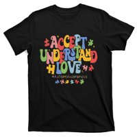 Accept Understand Love Autism Awareness T-Shirt