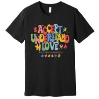 Accept Understand Love Autism Awareness Premium T-Shirt