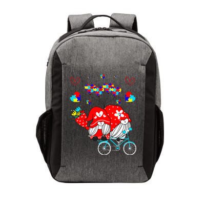 Accept Understand Love Autism Awareness Gnome Valentine Day Vector Backpack