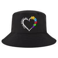 Accept Understand Love Autism Awareness Puzzle Heart Cool Comfort Performance Bucket Hat