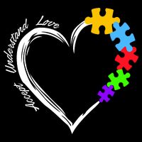 Accept Understand Love Autism Awareness Puzzle Heart Sustainable Bucket Hat