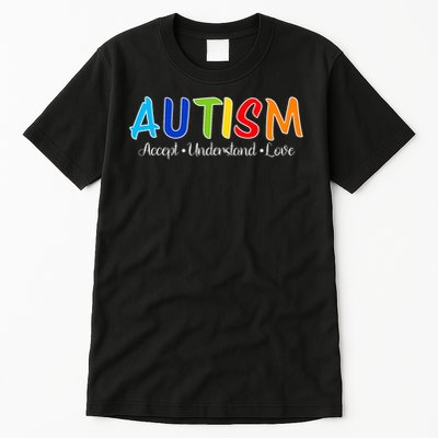 Accept Understand Love Autism Awareness Tall T-Shirt