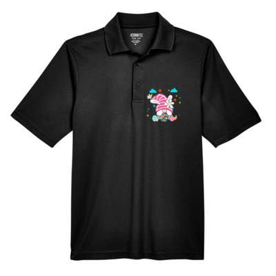 Accept Understand Love Gnome Autism Awareness Easter Day Men's Origin Performance Pique Polo