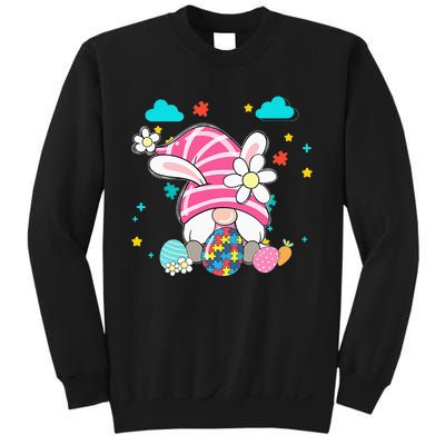 Accept Understand Love Gnome Autism Awareness Easter Day Sweatshirt