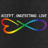 Accept Understand Love Neurodiversity Infinity Autism Adult Drive Performance Visor