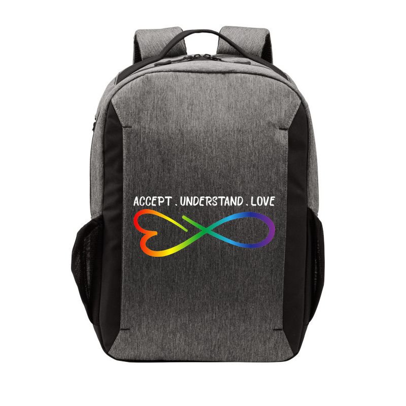 Accept Understand Love Neurodiversity Infinity Autism Vector Backpack