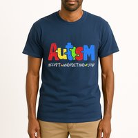 Accept Understand Love Puzzle Autism Awareness Tall T-Shirt
