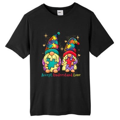 Accept Understand Love Gnome Autism Awareness Tall Fusion ChromaSoft Performance T-Shirt