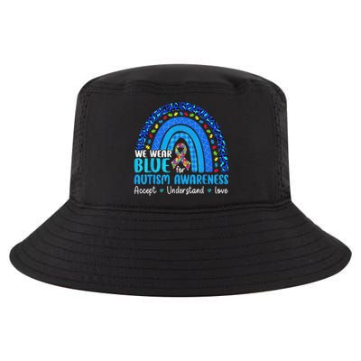 Accept Understand Love Puzzle Rainbow Autism Awareness Cool Comfort Performance Bucket Hat