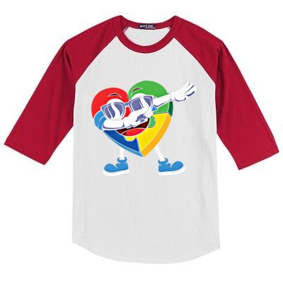 Accept Understand Love Puzzle Piece Heart Autism Awareness Gift Kids Colorblock Raglan Jersey