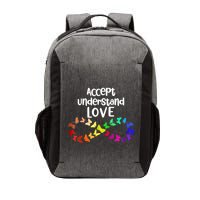 Accept Understand Love Infinity Autism Support Autistic Gift Vector Backpack