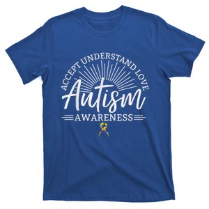 Accept understand love Autistics World Autism Awareness Day T-Shirt