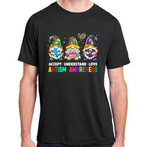 Accept Understand Love Autism Awareness Gnome Adult ChromaSoft Performance T-Shirt