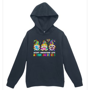 Accept Understand Love Autism Awareness Gnome Urban Pullover Hoodie