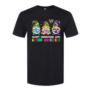 Accept Understand Love Autism Awareness Gnome Softstyle CVC T-Shirt