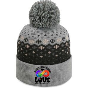 Accept Understand Love Autism Awareness The Baniff Cuffed Pom Beanie