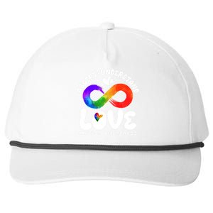 Accept Understand Love Autism Awareness Snapback Five-Panel Rope Hat