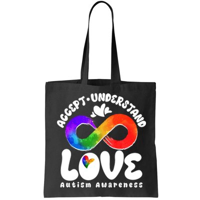 Accept Understand Love Autism Awareness Bag