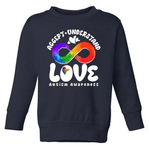 Accept Understand Love Autism Awareness Toddler Sweatshirt