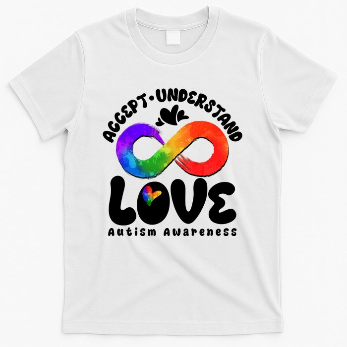 Accept Understand Love Autism Awareness T-Shirt