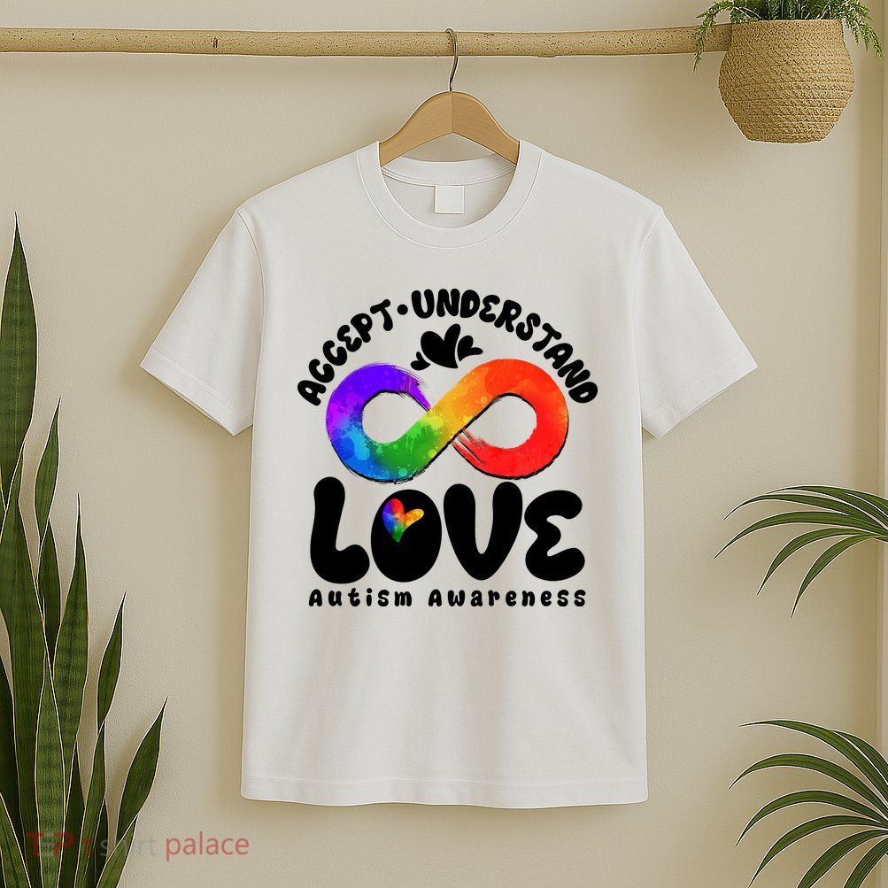 Accept Understand Love Autism Awareness T-Shirt