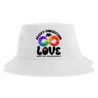 Accept Understand Love Autism Awareness Sustainable Bucket Hat