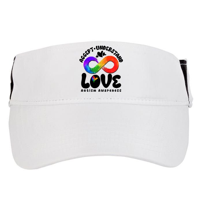 Accept Understand Love Autism Awareness Adult Drive Performance Visor